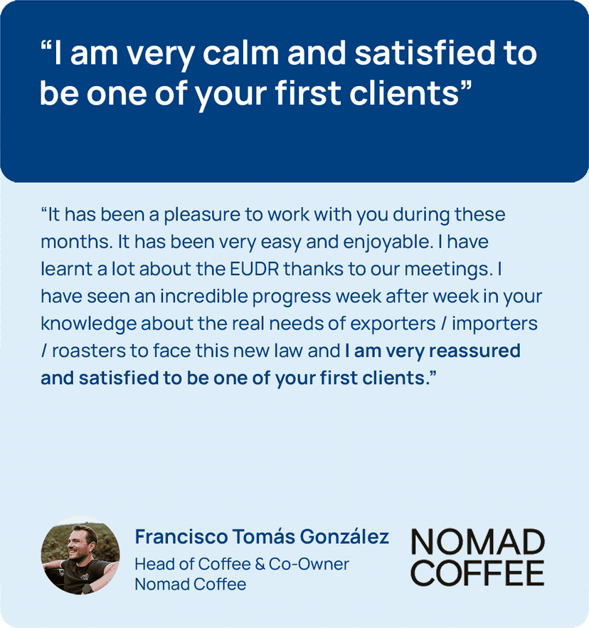 Nomad Coffee Testimonial